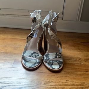 Snake skin Steve Madden heels